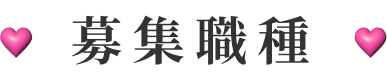 募集職種