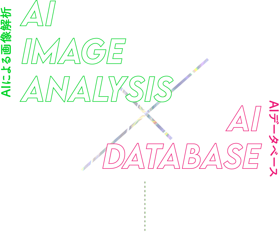 AIによる画像分析×AIデータベース
